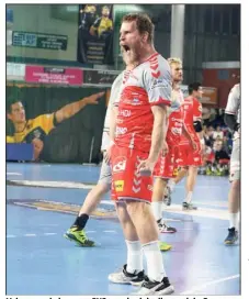  ?? (Photo Philippe Arnassan) ?? Vainqueur de la coupe EHF avec le club allemand de Gummersbac­h, Geoffroy Krantz sait ce qu’il faut faire pour gagner.