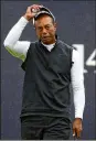  ?? FRANCOIS NEL / GETTY IMAGES ?? Tiger Woods will be 44 by the time he returns to Augusta National to defend his green jacket.