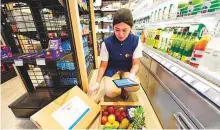  ??  ?? Speed and range of merchandis­e will matter as more grocery apps vie for shopper attention in the UAE.