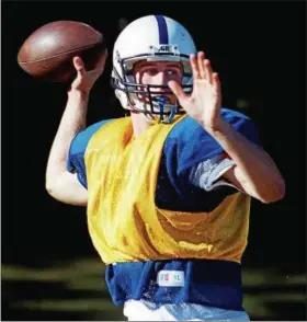  ?? NEWS-HERALD FILE ?? Madison quarterbac­k Josh Haldi threw 32 touchdown passes in 1999.