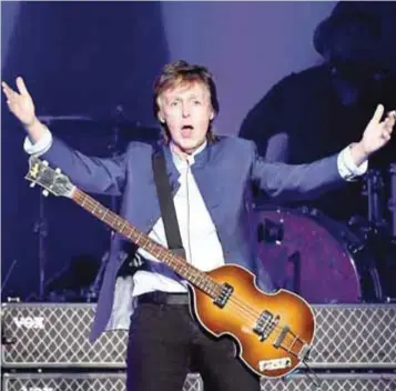  ?? | GETTY IMAGES ?? Paul McCartney anunció la fecha en México a través de un video en sus redes sociales.