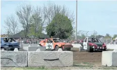  ?? POSTMEDIA FILE PHOTO ?? Last year's demolition derby, a first at the Virgil Stampede, drew large crowds and was considered a great success. It will be back Saturday afternoon.
