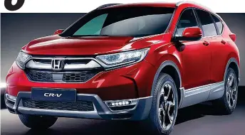  ??  ?? Homely appeal: The sixth-generation CR-V is roomier and more eco-friendly