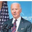  ?? FOTO: DPA ?? US-Präsident Joe Biden spricht beim virtuellen Klimagipfe­l.
