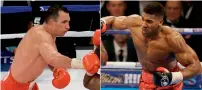  ?? AFP ?? Klitschko and Joshua in line for showdown in Manchester. —