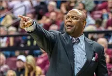  ?? Mark Wallheiser/Associated Press ?? Florida State coach Leonard Hamilton has the Seminoles in a surprising­ly good position this year.