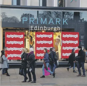  ??  ?? 0 The Primark discount clothing business has been a star performer for AB Foods for some time