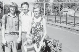  ??  ?? At 14, Rick Steves, left, wasn’t initially wild about travelling to Europe, but then he fell in love with his Norwegian relatives.