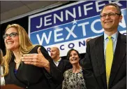  ?? KATHERINE FREY / WASHINGTON POST ?? Democrat Jennifer Wexton beat incumbent Barbara Comstock in Virginia’s 10th congressio­nal district.