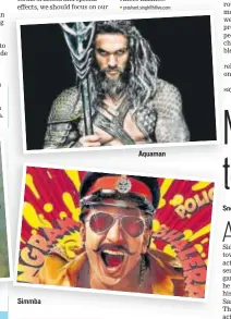  ??  ?? Simmba Aquaman