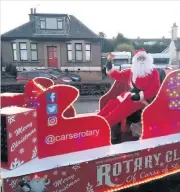  ??  ?? Visit Santa and his sleigh will be at Kilgannon Motors