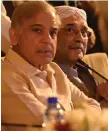  ?? File photos — AFP ?? Pakistan’s opposition leaders Shahbaz Sharif (left) and Asif Ali Zardari attend a press conference in Islamabad on March 28, 2022.
