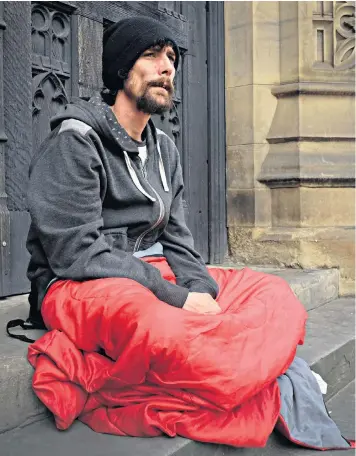  ??  ?? ‘Homeless hero’ Chris Parker at Manchester Crown Court yesterday, where he admitted theft and fraud during the terror attack in May