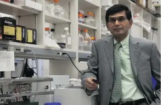  ??  ?? Dr. Sambasivar­ao Damaraju leads researcher­s looking for ways to identify cancer patients most likely to face recurrence.