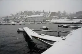  ?? FOTO: ESPEN SANDEN JOHANNESEN ?? Bryggeanle­gget må bygges opp fra grunnen