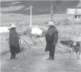  ??  ?? TRADICIÓN: Las costumbres de la comunidad son el patrimonio de los moradores.