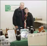  ?? SUBMITTED PHOTO ?? This photo from the 2018 Agricultur­al Summit hosted by the Western Chester County Chamber of Commerce shows Deb Ellis, right, and Duane Rehmeyer, left, who run Highspire Hills Farm, a family owned and operated egg supplier in Glenmoore.