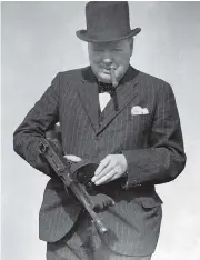  ?? BRITISH OFFICIAL PHOTO / THE ASSOCIATED PRESS FILES ?? As British prime minister, Winston Churchill carried a gun at all times and was prepared to die in battle.