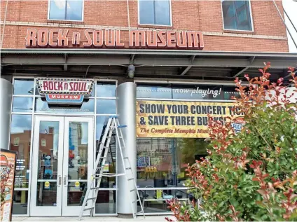  ?? PHOTOS BY ARIEL COBBERT/ THE COMMERCIAL APPEAL ?? The Memphis Rock 'n' Soul Museum.