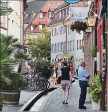  ?? Rick Steves’ Europe/GRETCHEN STRAUCH ?? Dubbed the “sunniest town in Germany,” Freiburg is mostly traffic-free and home to 30,000 university students.