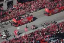  ?? MediaPunch/REX/Shuttersto­ck ?? An aerial view shows the throngs of people who had gathered for the victory parade of the Kansas City Chiefs. Photograph: