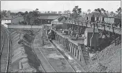  ?? ?? Coaling platform: This year marks 150 years of railway in Seymour.