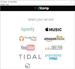  ??  ?? Stamp überträgt Playlisten von einem Musik-streamingd­ienst zum anderen und erleichter­t so den Anbieterwe­chsel zwischen Amazon, Apple, Google, Spotify & Co.