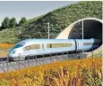  ??  ?? The £50bn project needs to hit speeds of 225mph to meet its business case