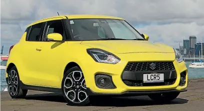  ??  ?? Everybody wants one – the Suzuki Swift’s popularity keeps secondhand values high.