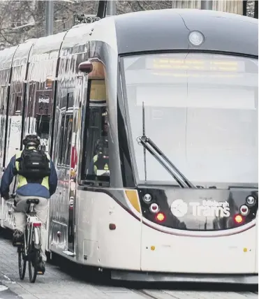  ??  ?? 0 Lawyers say there are more cycle accidents in Edinburgh than other cities with trams