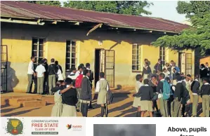  ??  ?? Above, pupils from Lwamondo High School near Thohoyando­u, one of the pilot schools for the Beyers Naudé Schools Developmen­t Programme. Left, Kagiso Trust CEO Mankodi Moitse