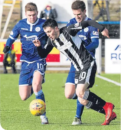  ??  ?? Lewis Morgan in action for St Mirren
REF WATCH:
LEWIS MORGAN