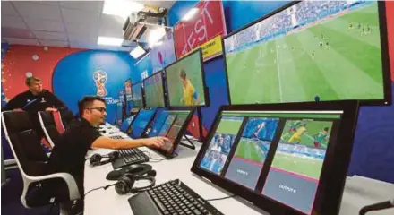  ?? REUTERS PIC ?? VAR, used for the first time in a World Cup, is a step in the right direction, but needs to be fine-tuned.