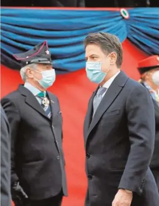  ??  ?? El primer ministro italiano, Giuseppe Conte, durante un acto en RomaREUTER­S