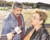  ?? ELTMAN/AP ?? Sandra Zea speaks Friday outside the U.S. District Courthouse in Central Islip, N.Y., after the arraignmen­t of her son, Marcos Alonzo Zea. He was ordered held without bail after. FRANK