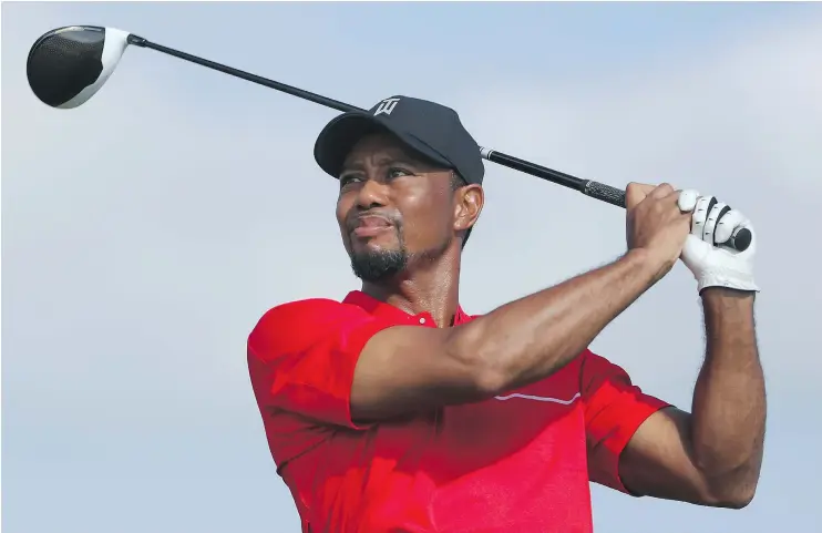  ?? — GETTY IMAGES FILES ?? Tiger Woods showed flashes of his old self at the Hero World Challenge in the Bahamas, but the fact remains he finished 15th in a limited field of 17 golfers.