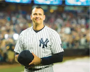  ?? NEW YORK DAILY NEWS FILE ?? Alex Rodriguez, a star with the New York Yankees and Seattle Mariners, is under considerat­ion for induction into the Baseball Hall of Fame.