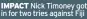  ?? ?? IMPACT Nick Timoney got in for two tries against Fiji