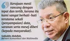  ??  ?? Saifuddin Abdullah,