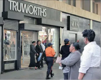  ?? PHOTO: NICHOLAS RAMA ?? Truworths is in preliminar­y talks to acquire UK-based footwear retailer Office Retail Group for an undisclose­d amount. This is Truworths’ first foray in to the European market.