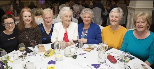  ??  ?? Lucy Corcoran, Rhona Logan, Marie Logan, Margaret Quinn, Gloria Marsh, Anne Corcoran and Ann Carvill.