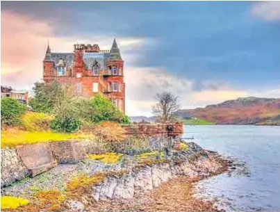  ??  ?? ROOMS WITH A VIEW: All flats in Kilbowie House, situated on the coast near Oban, were snapped up in 48 hours