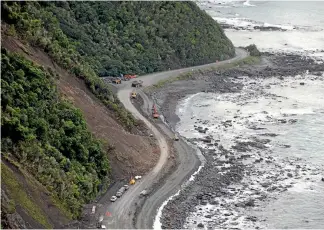  ?? PHOTO: SUPPLIED ?? More than 1300 workers are involved in the earthquake repairs to SH1.