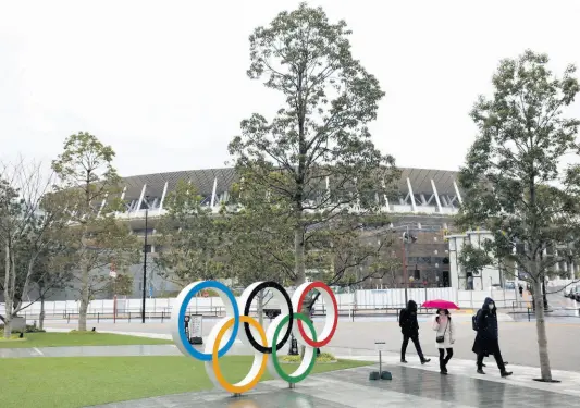  ?? FILE ?? The Olympic Stadium in Tokyo, Japan. answers about where the Olympics stand on several fronts.