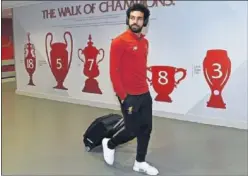  ??  ?? GRAN TEMPORADA. Salah, esta campaña con el Liverpool.