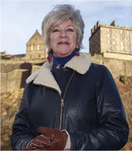  ??  ?? Capital view: But Anne Mancini says Edinburgh is short of rubbish bins