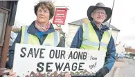  ?? ?? Hundreds of protestors lined the streets of the Chichester district on Saturday (March 25) to protest the urbanisati­on of Chichester Harbour.