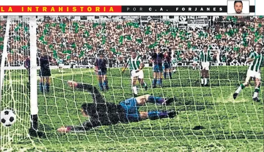  ??  ?? AYUDA DECISIVA. El 7 de mayo de 1972, Fermín fue el autor del 1-0 del Córdoba al Barça que le dio la Liga al Madrid en la penúltima jornada.