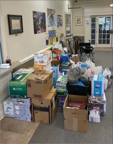  ?? PHOTO COURTESY HATFIELD TOWNSHIP ?? Items are being collected at the Hatfield Township building through Friday, March 18, to benefit the Presentati­on of Our Lord Ukrainian Catholic Church drive.