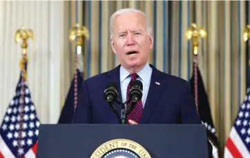  ?? SURSA FOTO: TWITTER ?? Joe Biden a cerut Congresulu­i să ridice limita datoriilor,